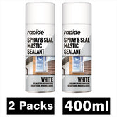 2X Rapide Spray And Seal 400ml White Sealant
